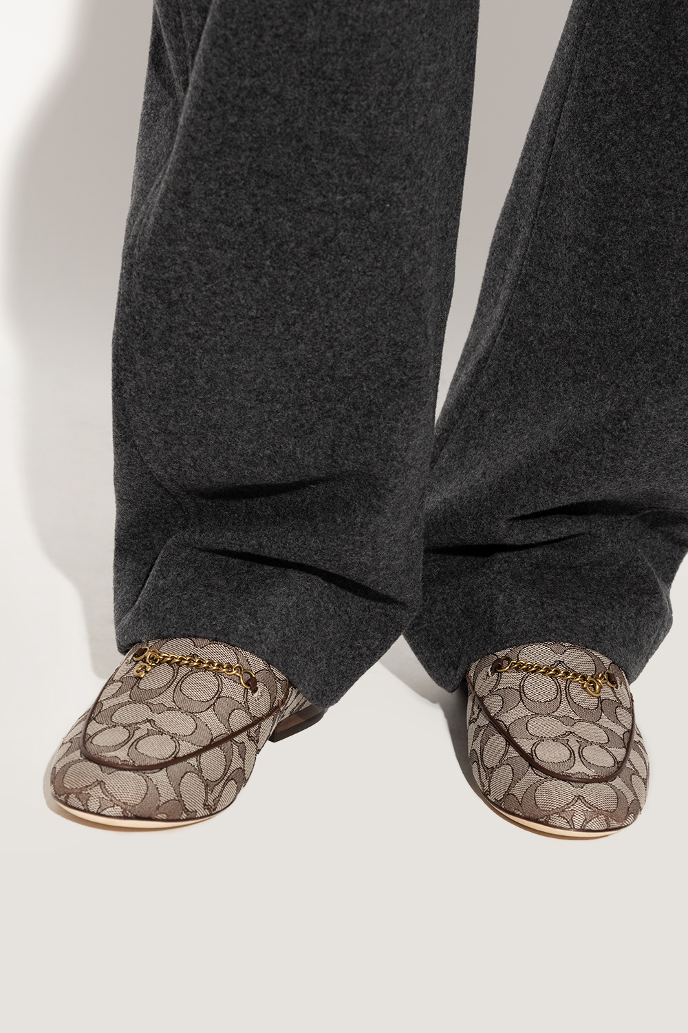 says coach Sentayehu Eshetu - 'Hanna' leather loafers Coach